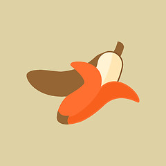 Image showing Banana. Food Flat Icon