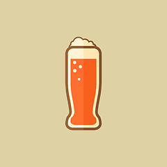 Image showing Beer. Food Flat Icon