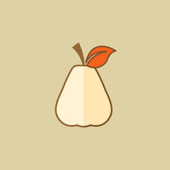 Image showing Pear. Food Flat Icon