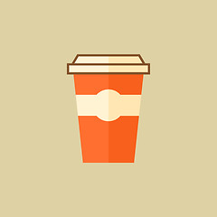 Image showing Coffee. Drink Flat Icon