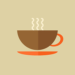 Image showing Tea. Drink Flat Icon