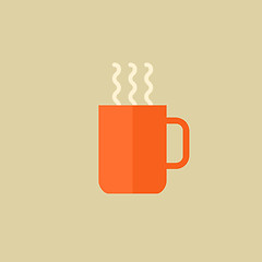 Image showing Tea. Drink Flat Icon