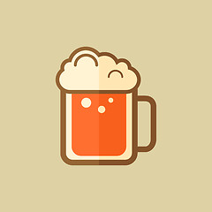 Image showing Beer. Food Flat Icon