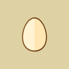 Image showing Egg. Food Flat Icon