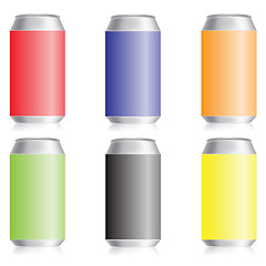 Image showing drink cans