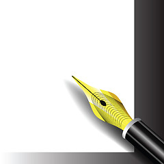 Image showing Fountain pen icon 