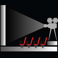 Image showing cinema silhouette