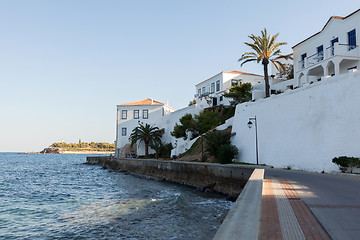 Image showing Spetses promenade