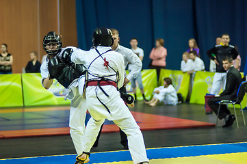 Image showing Kobudo competition between boys.