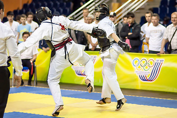 Image showing Kobudo competition between boys.