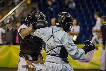 Image showing Kobudo competition between boys.