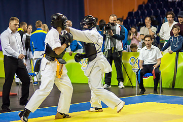 Image showing Kobudo competition between boys.