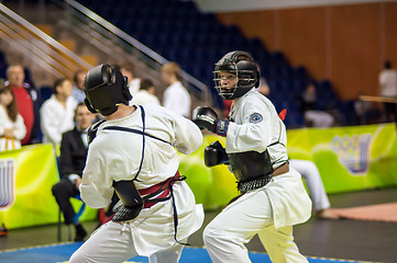 Image showing Kobudo competition between boys.