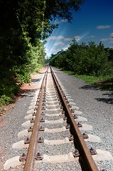 Image showing Railway rails