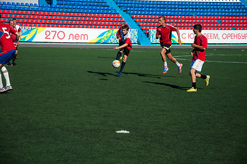 Image showing Soccer game