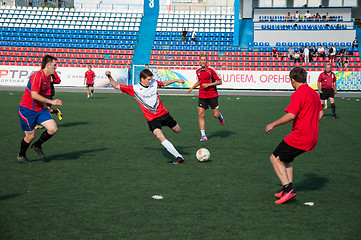 Image showing Soccer game