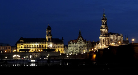 Image showing Dresden at night