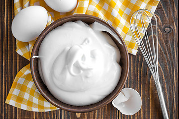 Image showing Whipped eggs