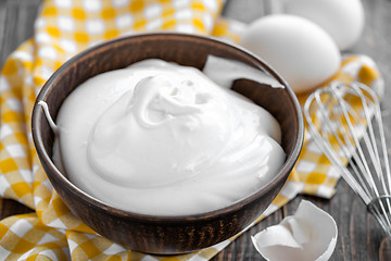 Image showing Whipped eggs