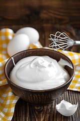 Image showing Whipped eggs