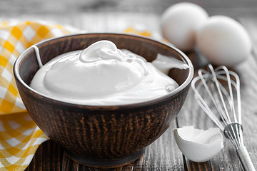 Image showing Whipped eggs