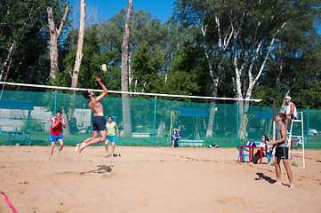 Image showing Beach Volleyball men