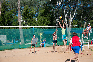 Image showing Beach Volleyball men