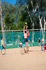 Image showing Beach Volleyball men