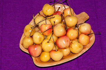 Image showing The fruits of sweet cherry