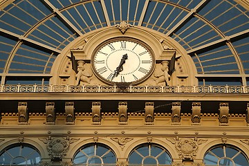 Image showing Railway station Keleti in Budapest