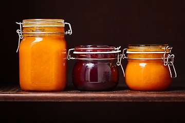 Image showing Jars of Jam