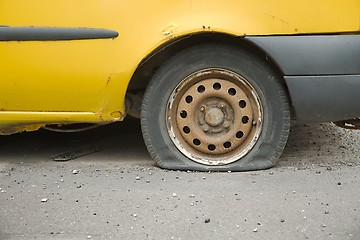 Image showing Flat Tire