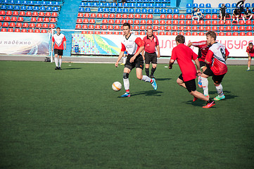 Image showing Soccer game,