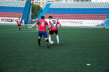 Image showing Soccer game,