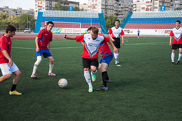 Image showing Soccer game,