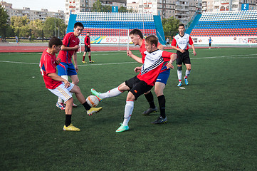 Image showing Soccer game,