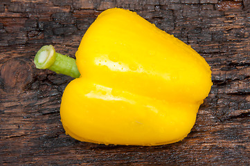 Image showing Sweet pepper yellow