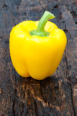 Image showing Sweet pepper yellow