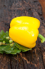 Image showing Sweet pepper yellow