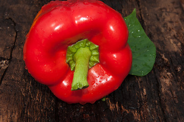 Image showing Sweet pepper Red