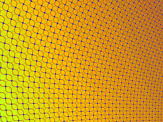 Image showing Yellow metal net