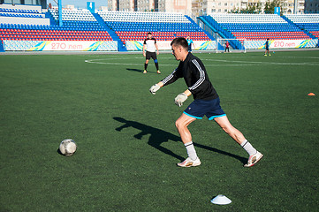 Image showing Soccer game