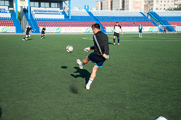 Image showing Soccer game