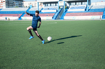 Image showing Soccer game