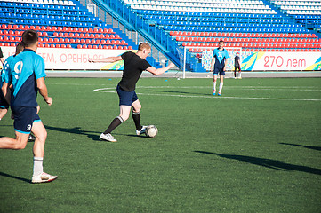 Image showing Soccer game