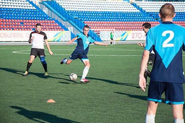 Image showing Soccer game