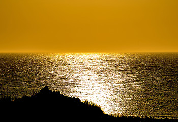 Image showing Dusk over the Baltic Sea