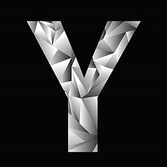 Image showing crystal letter Y