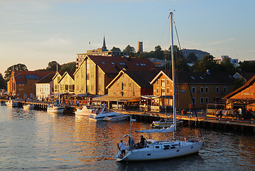 Image showing Indian summer evening in Tonsberg.