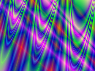 Image showing Colorful curtains